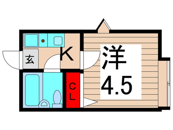 ベルメゾン綾瀬Ｂの物件間取画像