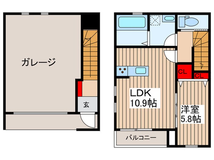 GR-TANA  α棟の物件間取画像