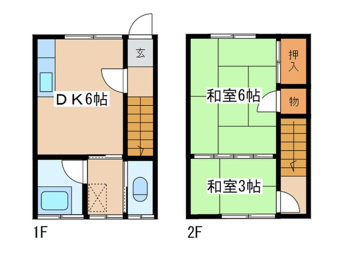 サンコ－ポ中町Ａの物件間取画像