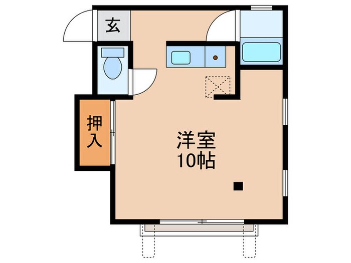 国立コーポの物件間取画像