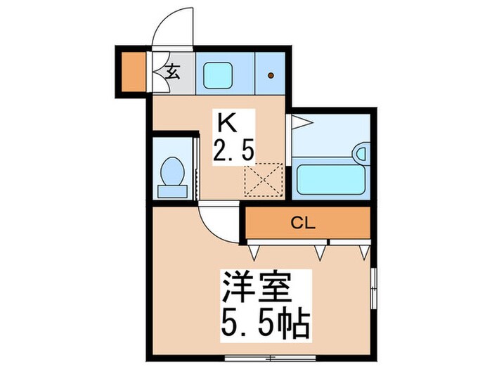 ピュアランドハイツの物件間取画像