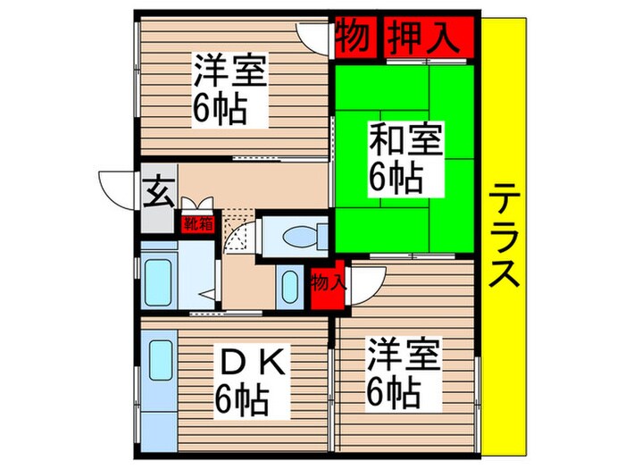 物件間取画像