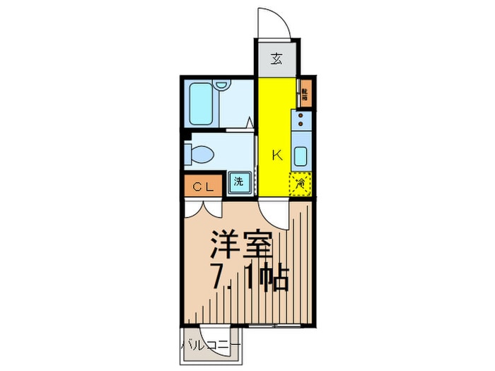 ＣＬＡＰ市谷柳町の物件間取画像