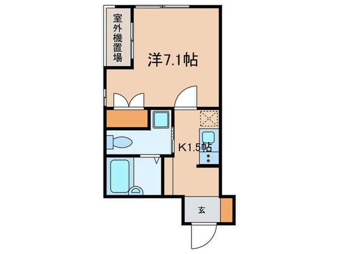 ＣＬＡＰ市谷柳町の物件間取画像