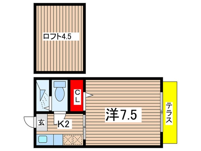 グリーンペアの物件間取画像