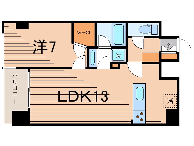 レジディア蒲田Ⅱの物件間取画像