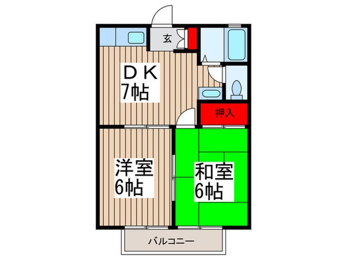 物件間取画像