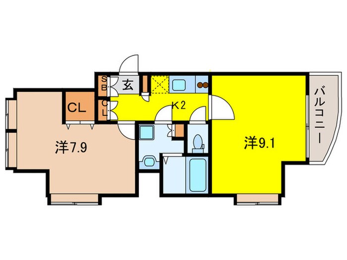 クレア－ル巣鴨の物件間取画像