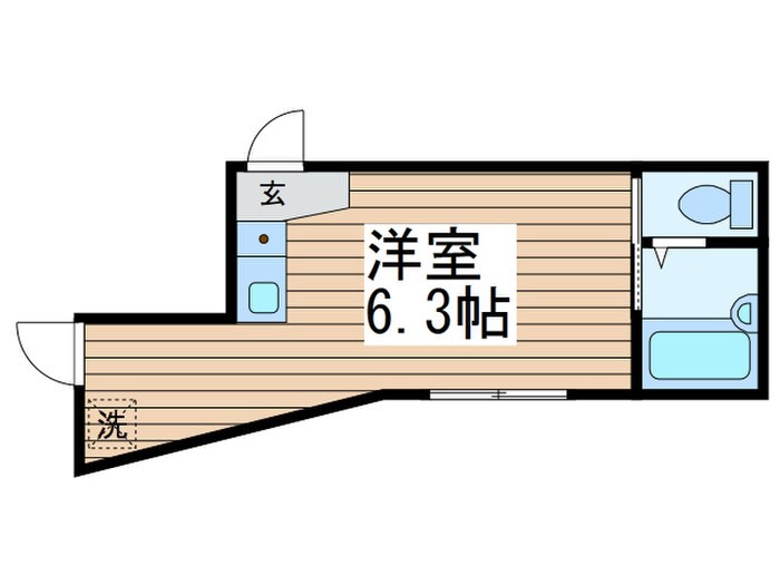 ピタアタ柴又の物件間取画像