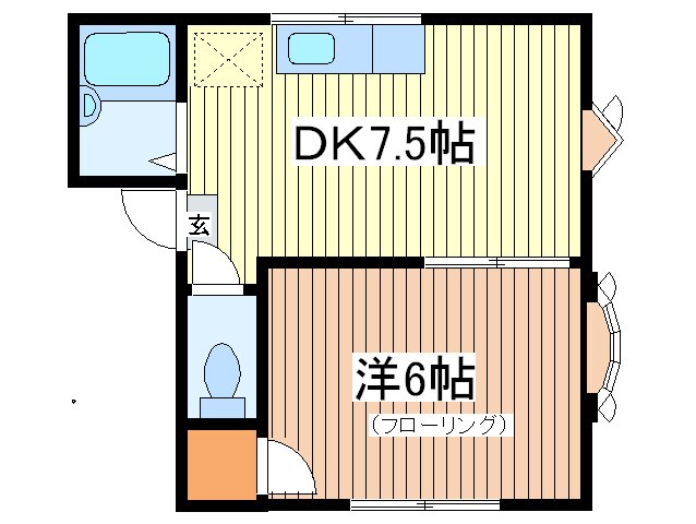 湘南ｻﾝﾗｲｽﾞの物件間取画像