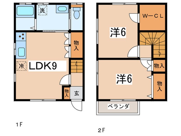 4丁目テラスの物件間取画像