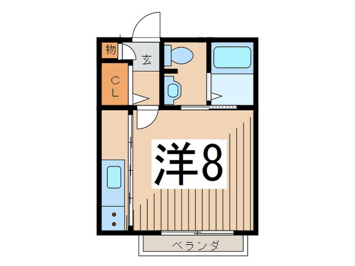 ベルテ緑園の物件間取画像