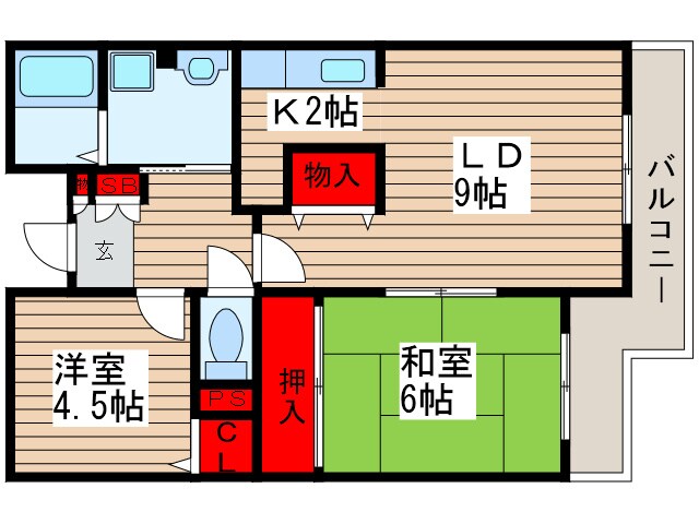 emラフォーレ実籾の物件間取画像