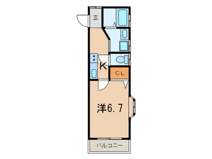 ｴｽﾎﾟﾜ-ﾙの物件間取画像