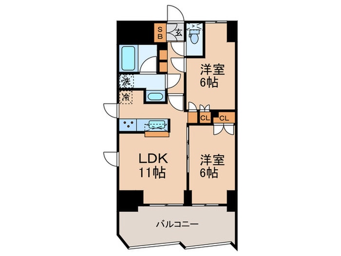 Soleado早稲田の物件間取画像