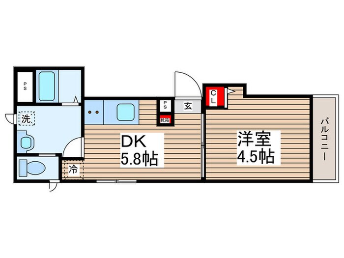 カーサリリーの物件間取画像
