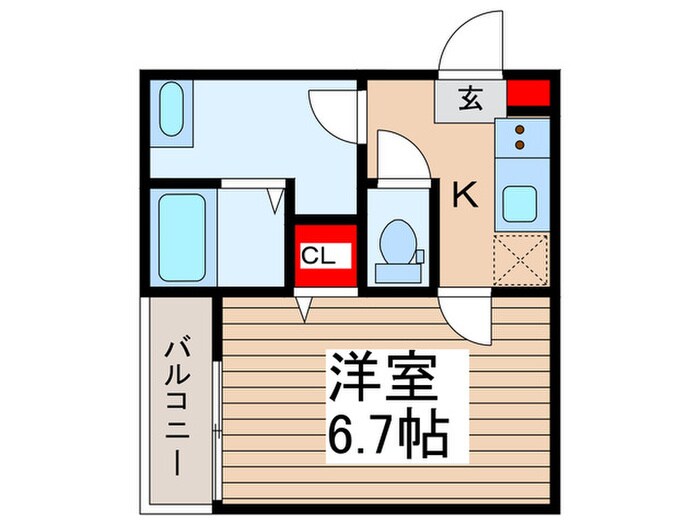 ジーメゾン上福岡の物件間取画像