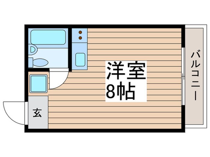 小栗原ハイツの物件間取画像