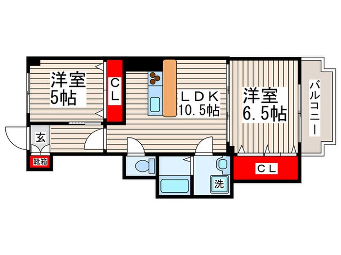 ﾊﾟｼﾌｨｯｸ江古田ﾏﾝｼｮﾝ(707)の物件間取画像