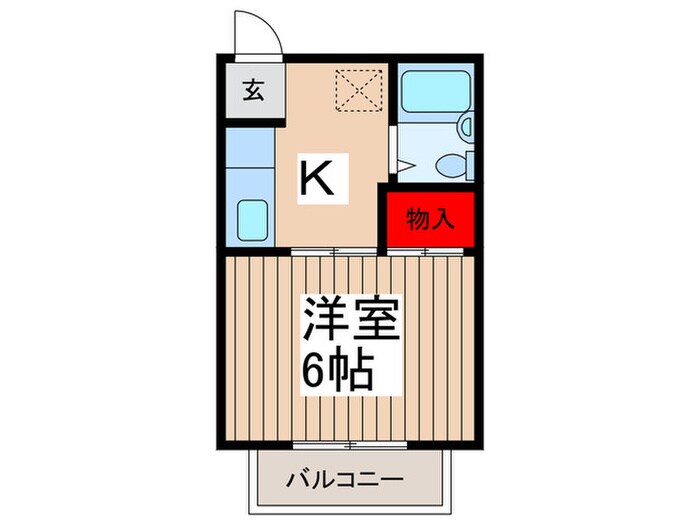 キャステル宮本の物件間取画像