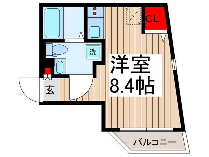 ドムス北千住の物件間取画像