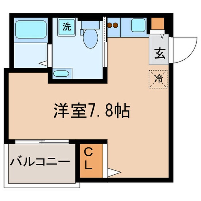 ドムス北千住の物件間取画像