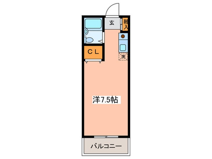 ポ－ラ・スタ－の物件間取画像