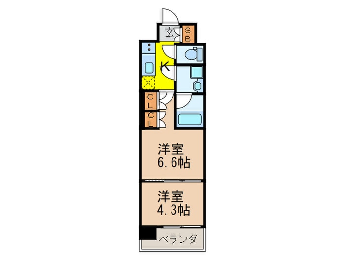 プレノ清澄庭園の物件間取画像