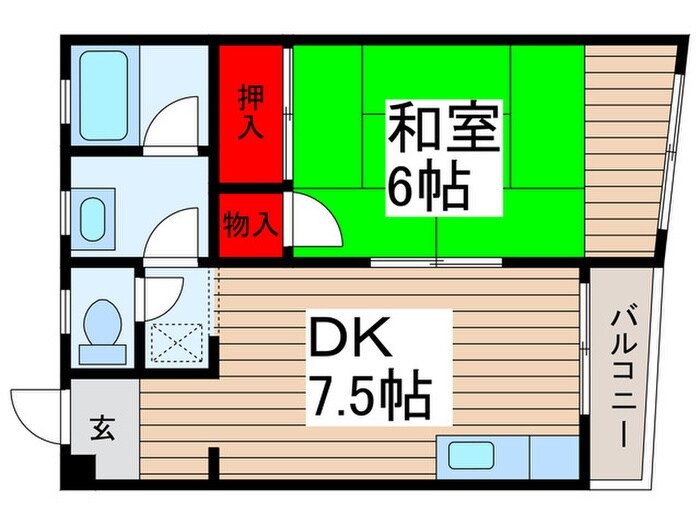 愛宕ビルの物件間取画像