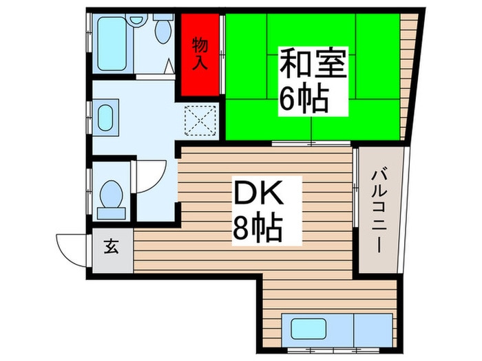 愛宕ビルの物件間取画像