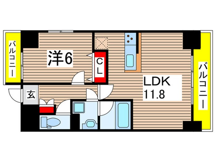 ヴォヤージュの物件間取画像