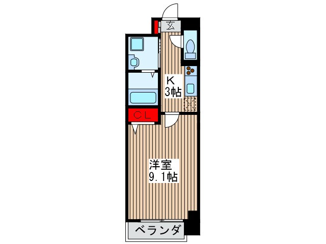 アレッサ仁志の物件間取画像