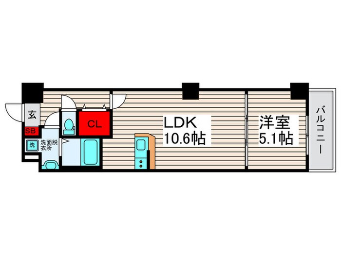 アルファコート西新井の物件間取画像