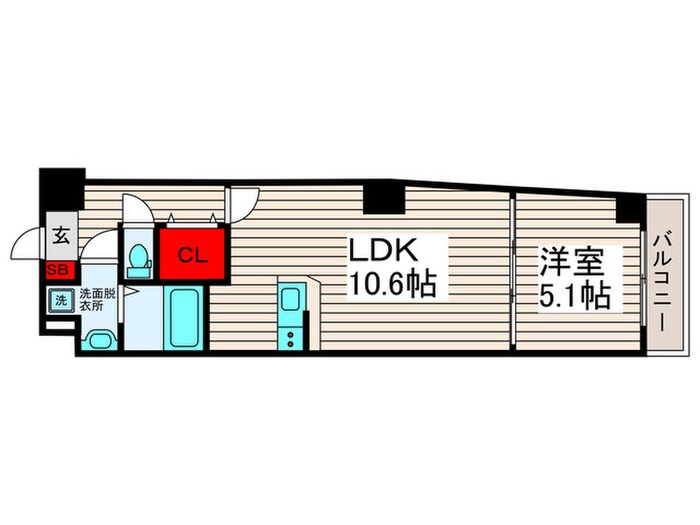 アルファコート西新井の物件間取画像