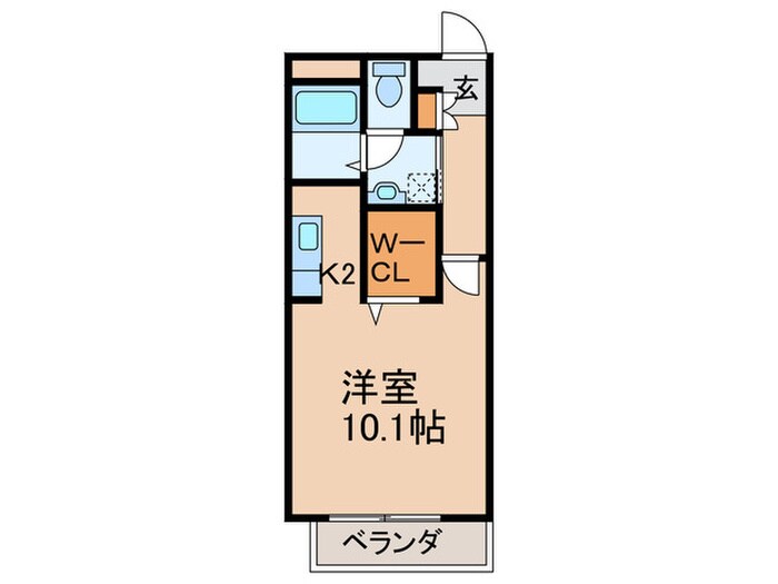 ヴルームヴェールの物件間取画像