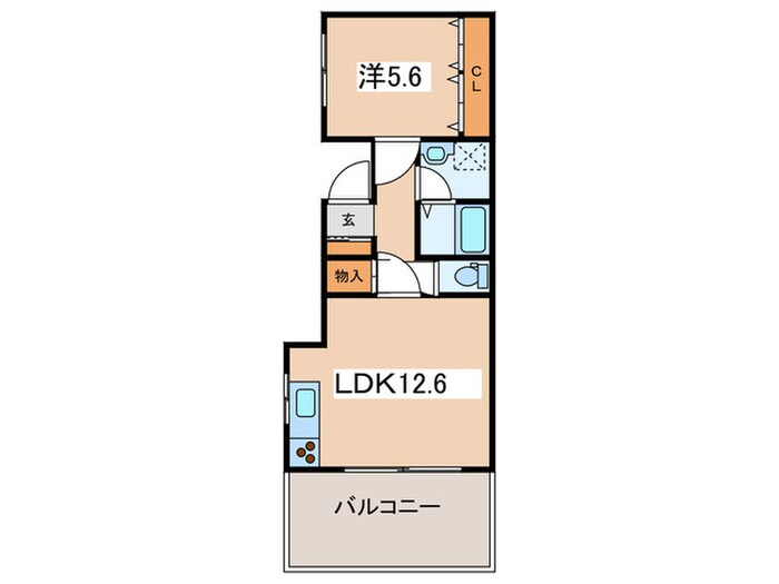 朝飛ビルの物件間取画像