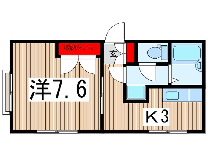 シャトレ－ゼ日高の物件間取画像