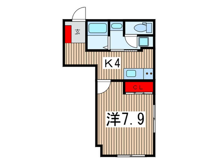 シャトレ－ゼ日高の物件間取画像