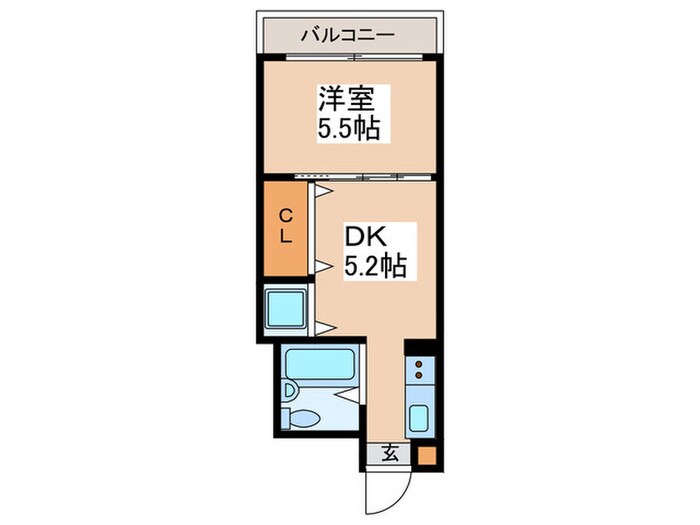 シャトレ明大前(806)の物件間取画像