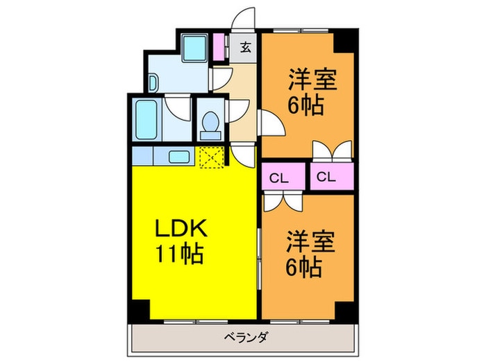 サンプレイス早宮の物件間取画像