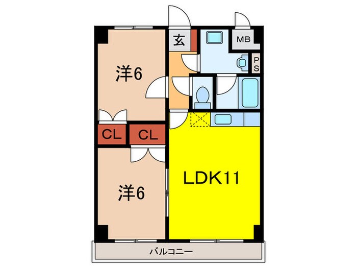 サンプレイス早宮の物件間取画像