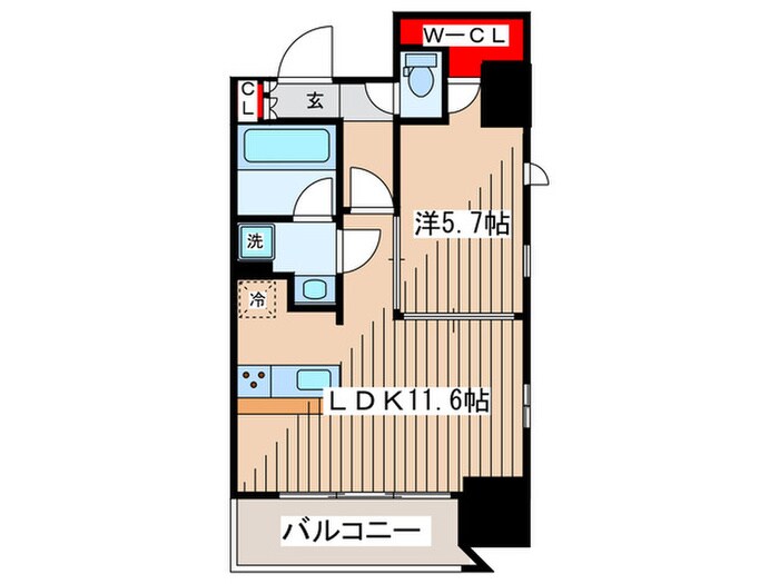 プライマルタワー錦糸町の物件間取画像