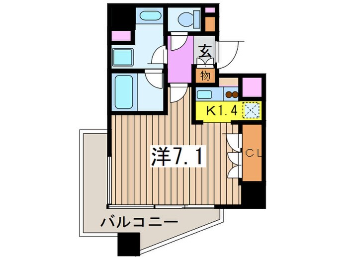 KDXレジデンス日本橋箱崎の物件間取画像