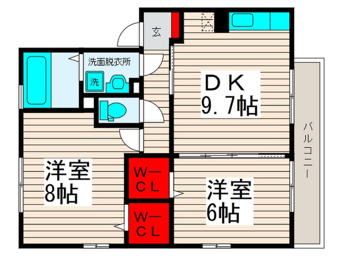 ハーブコテージの物件間取画像