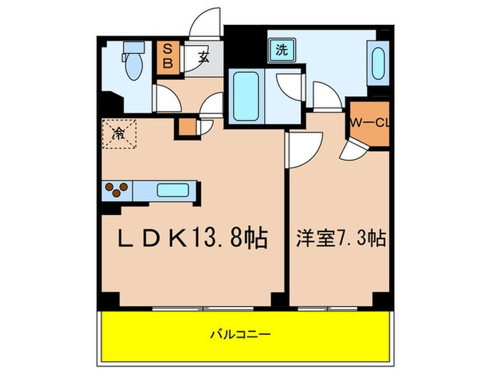 コンフォリア駒場の物件間取画像