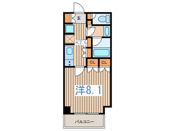 メルクマール京王笹塚レジデンスの物件間取画像