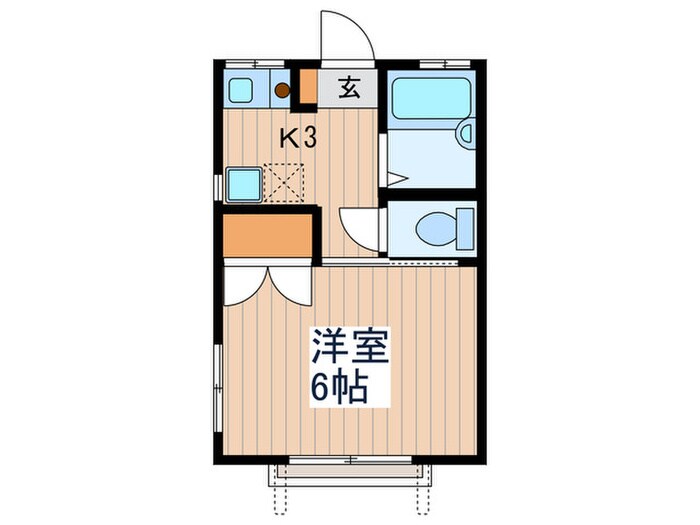 フローラ国分寺の物件間取画像