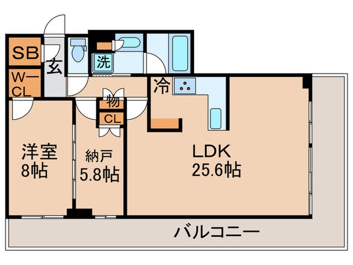 Brillia有明 City Tower(3209)の物件間取画像