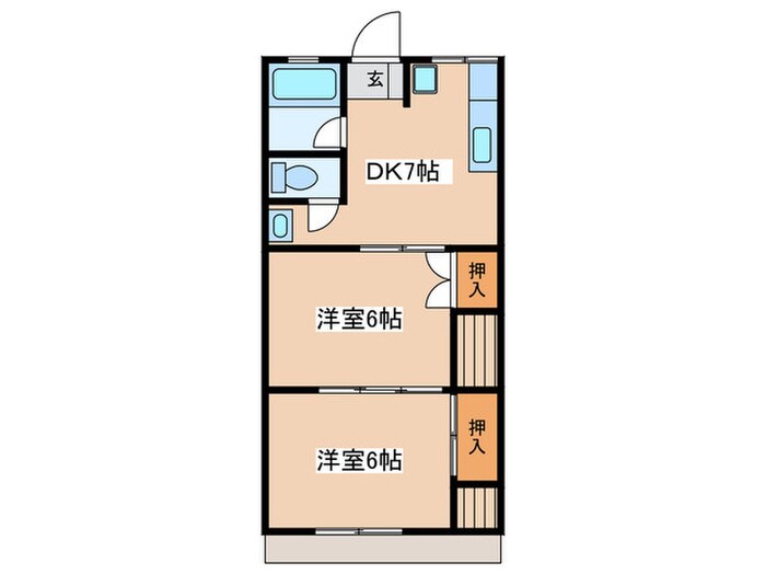 シティハイムエクセレントの物件間取画像