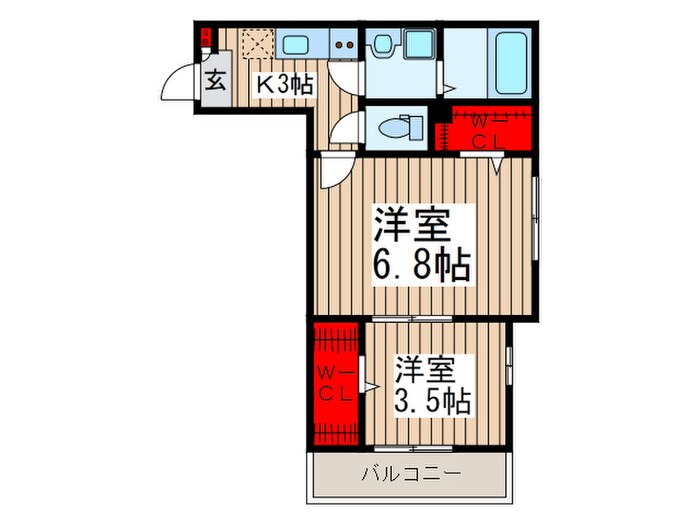 REVE大宮の物件間取画像